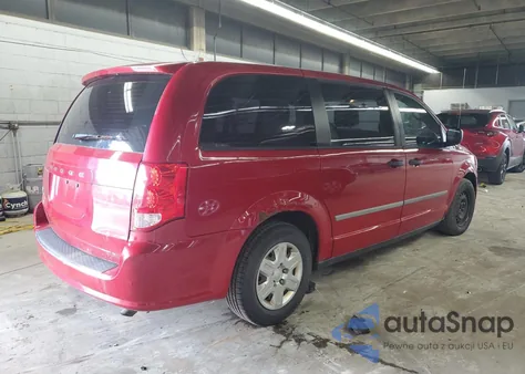 2012 Dodge Grand Caravan Se из США, поврежденный, VIN 2C4RDGBG8CR200391